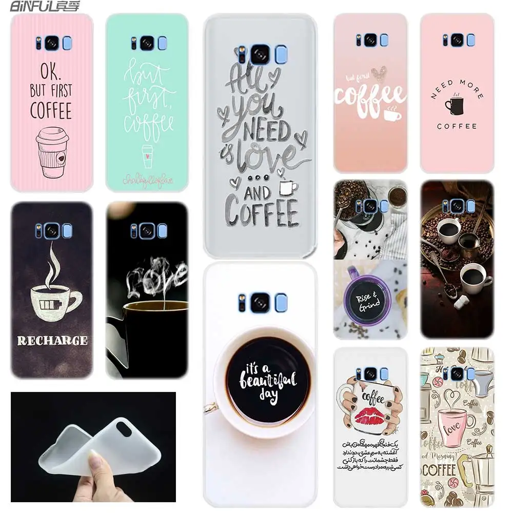 Мягкий силиконовый чехол для Samsung S30 S20 S11 S10 S9 S8 Plus lite 11e 10e Uitra S7Edge Ok But First Coffee |