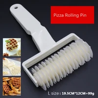 useful pizza rolling pin punch pastry roller pin biscuit dough pie hole embossing dough roller lattice craft baking cooking tool