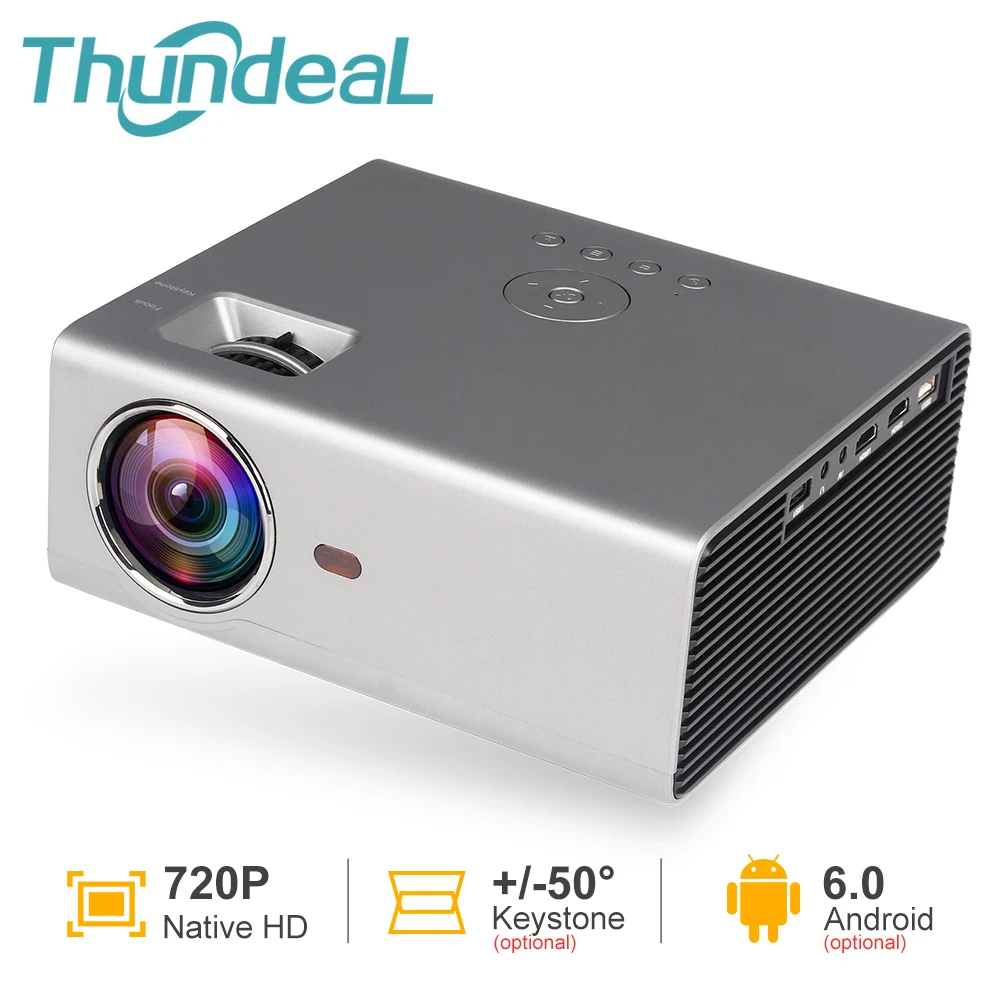 ThundeaL RD825 Mini Projector 1280 x 720P Android WiFi Multi Screen LED Beamer Portable 3D Home Theater Support 1080P |