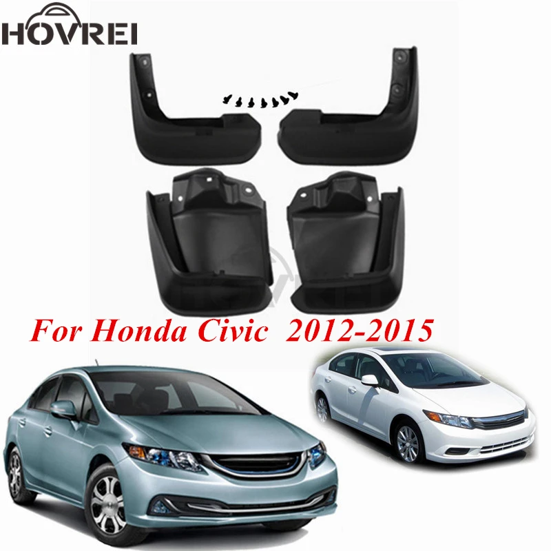 Автомобильная Передняя и задняя Брызговики для Honda Civic Sedan 2012 2015 брызговики крыло