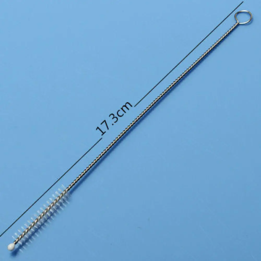 5/10 шт./компл. нержавеющая мягких волос всасывания Стекло трубка очиститель кисти