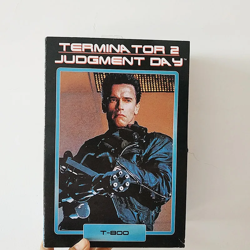 18 см нека Терминатор 2 суждения день T-800 Арнольд Шварценеггер ПВХ фигурка модель игрушки кукла для подарка