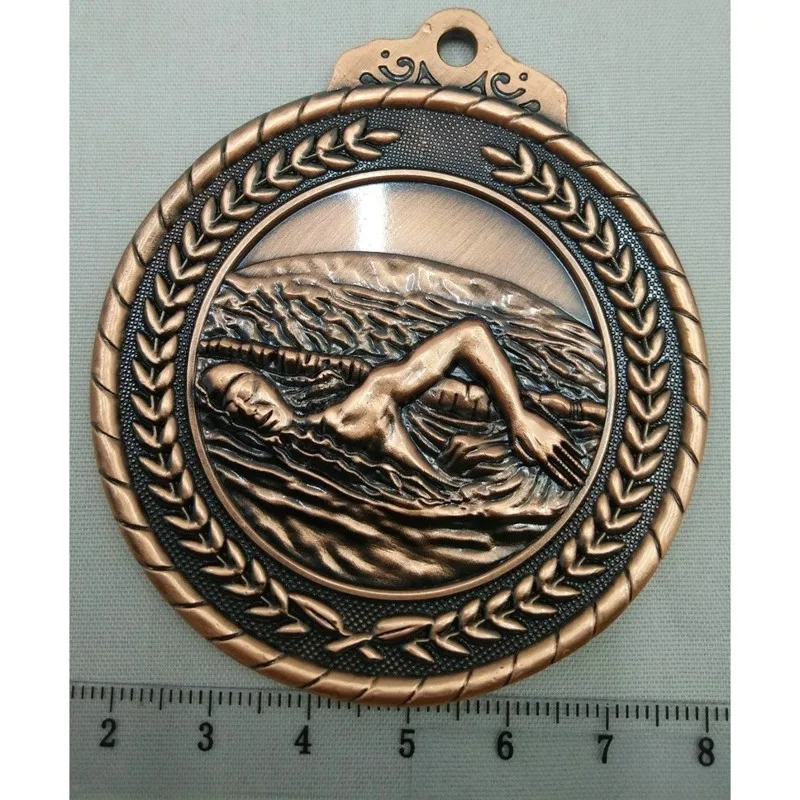 

Медали для плавания, металлические медали для плавания унисекс, награда игровая медаль, школьная способность к общению, развитие увереннос...