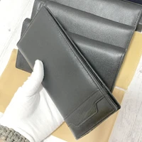 luxury mens long wallet mb purses genuine leather designer wallet mhb09