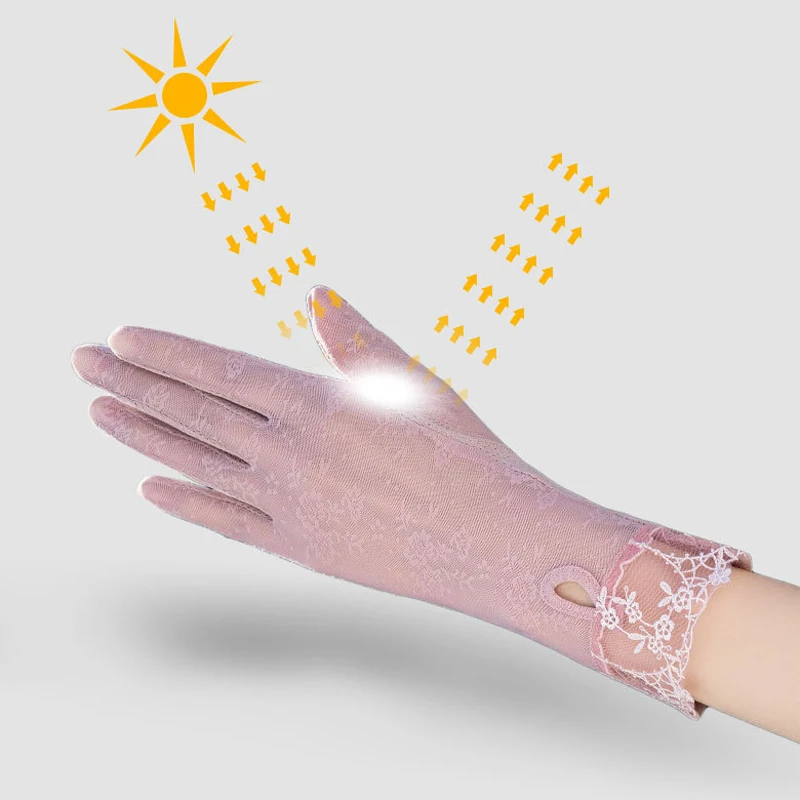 Новые женские солнцезащитные тонкие перчатки Elifashion Плюшевые короткие с бантом и