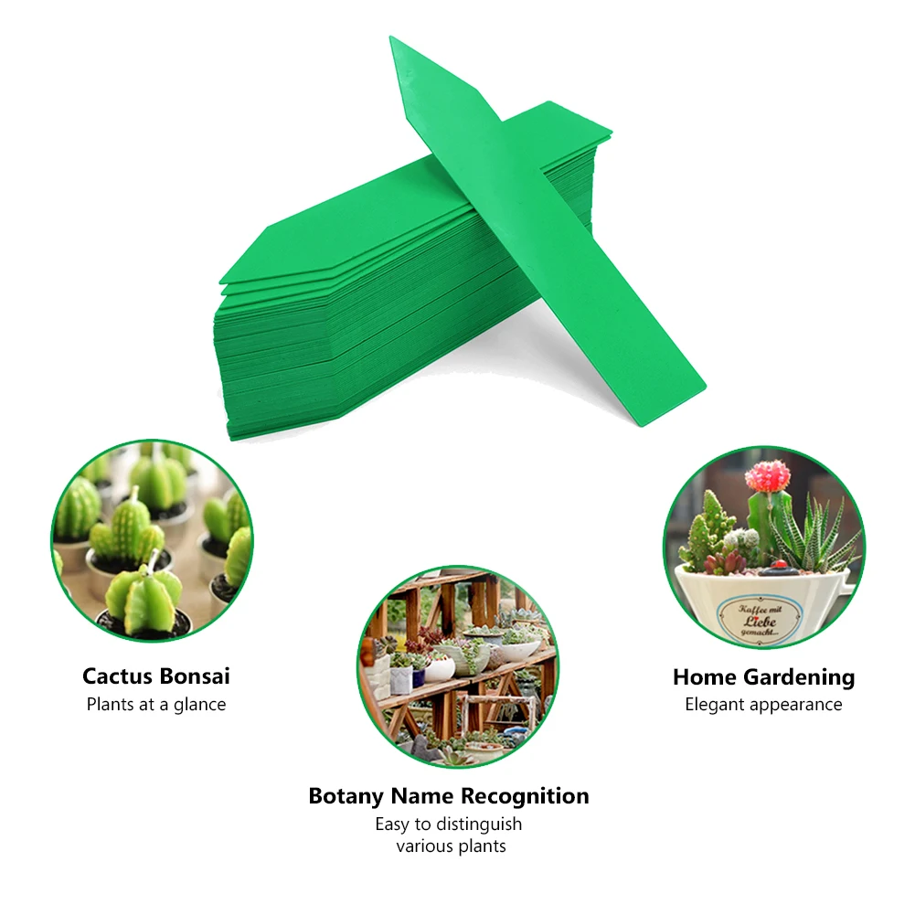 

20 pieces of 10x2CM plastic plant tags garden nursery tags flower pot nursery nursery reusable potted plant tags gardening tags