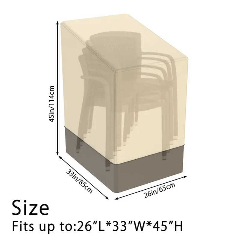 Чехол для домашней мебели уличный садовый стула водонепроницаемый чехол от пыли