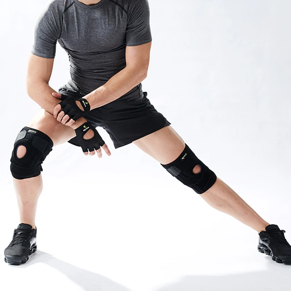 

Fitness Patella Belt Knee Pad Sports Elastic Breathable Anti-slip Knee Brace for Effective Working-out Accessories