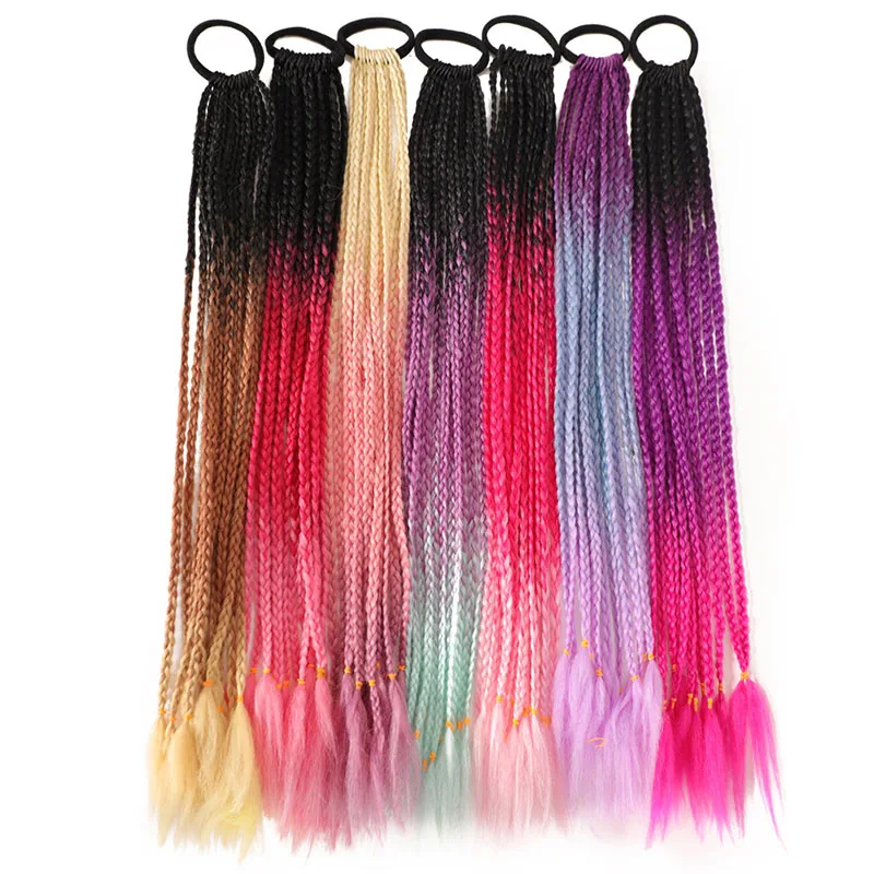 Женская резинка для волос с градиентом 60 см |