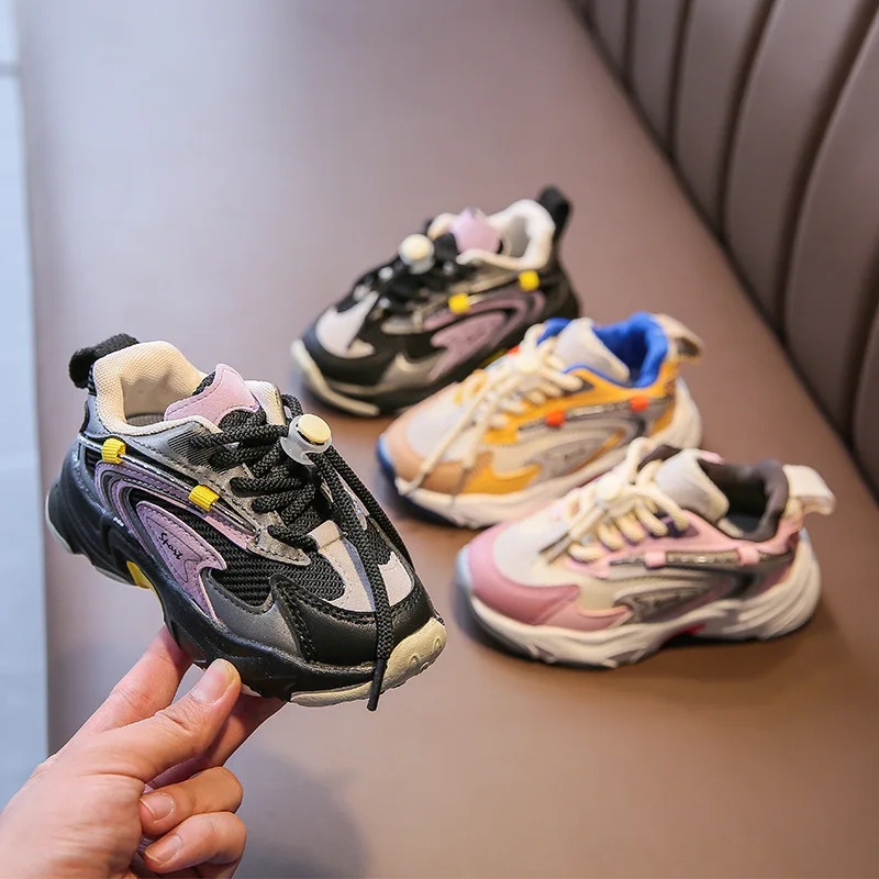 

Children Sneakers Shoes Breathable Mesh Boys Shoes Soft Sole Casual Outdoor Kids Sports Running Shoe Fashion SYM009