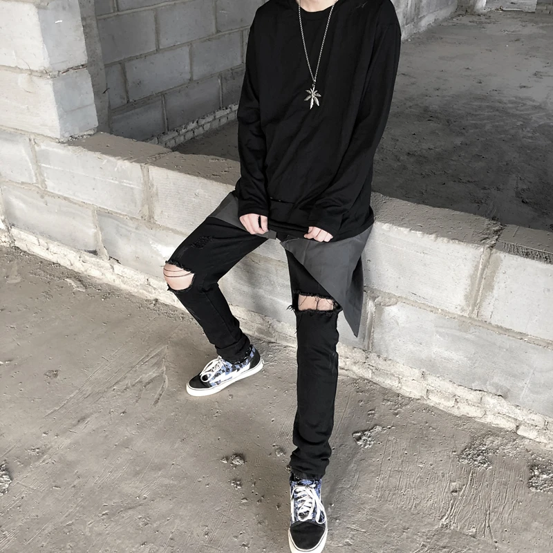 Лето 2020 женская уличная свободная футболка с длинным рукавом для мужчин Польша