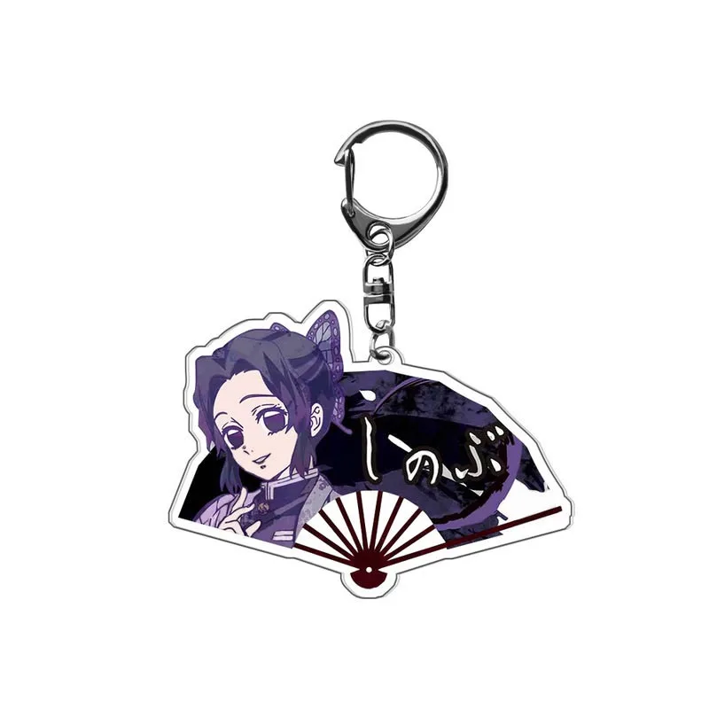 

Hot Anime Demon Slayer Kimetsu No Yaiba Kamado Tanjirou Cosplay Prop Keychain Kamado Nezuko Acrylic Lovely Key Ring Fans Gift