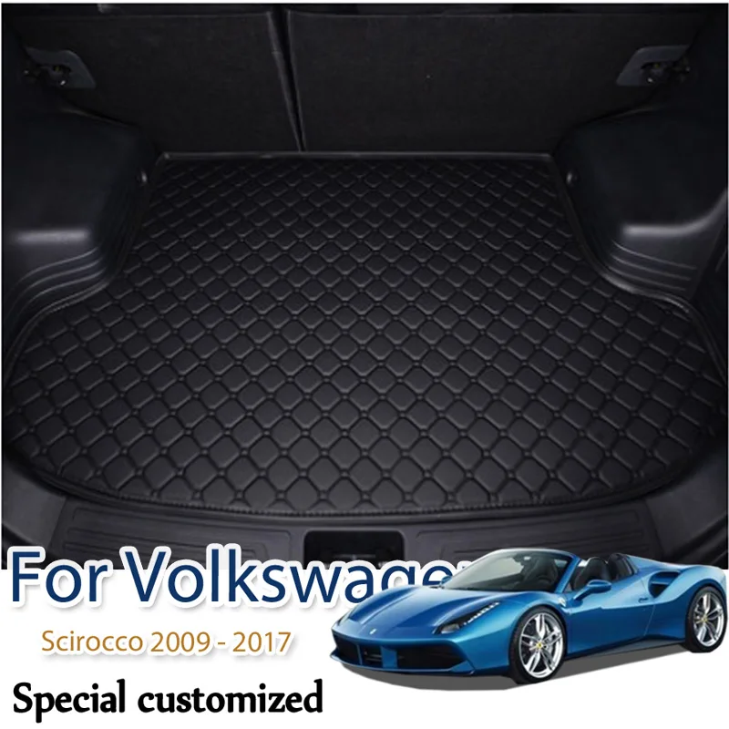 Коврик для багажника автомобиля Volkswagen Scirocco 2009 2010 2011 2012 2013-2014 |