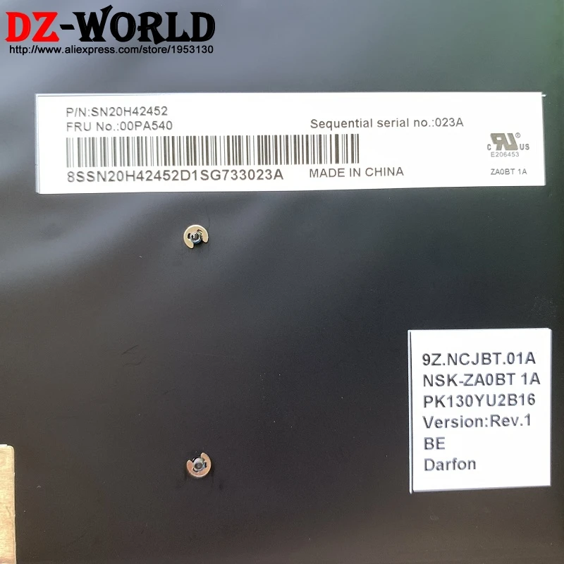 Новая Оригинальная Бельгийская клавиатура с подсветкой для ноутбука Lenovo Thinkpad T460S