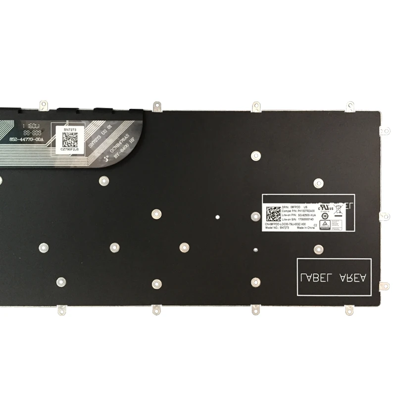 Новая клавиатура США для ноутбука Dell Inspiron G3 15 3579 3779 G5 5587 G7 7588 голубая Клавиатура
