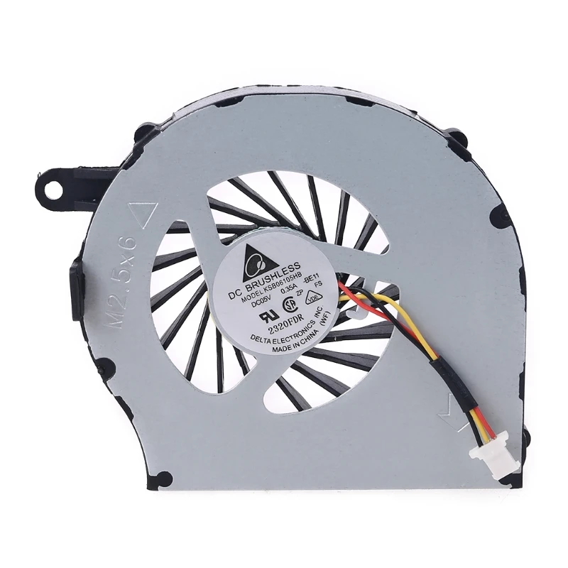 

Laptop CPU Cooler Fan for Compaq CQ72 G72 CQ62 G62 612355-001 KSB0505HA-A 9K62 NFB73B05H Ab7505HX-EC3 781A