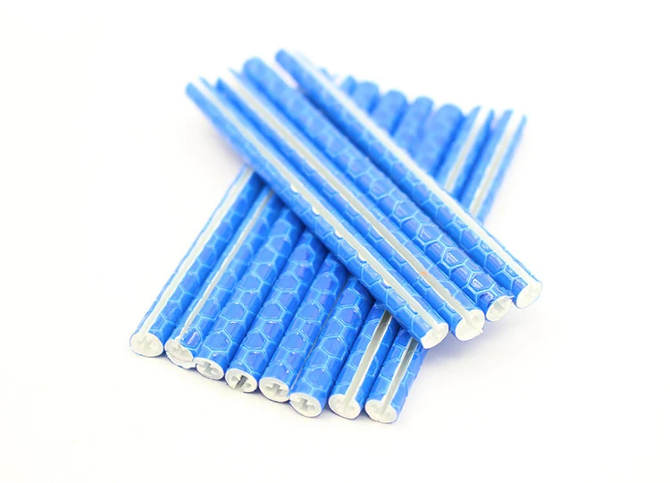 12 шт. отражатель света велосипеда для обода колеса клип трубка светоотражающие