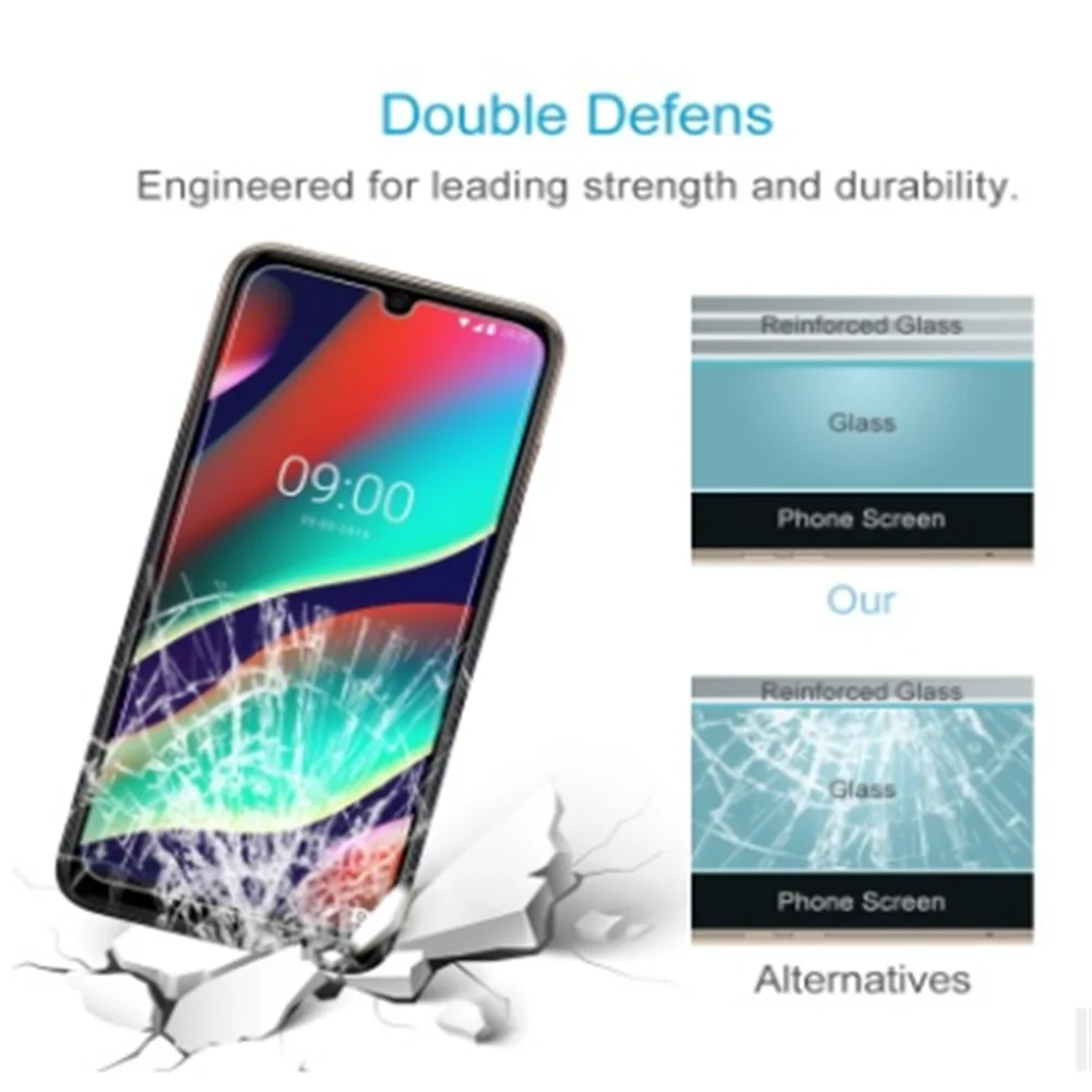 Подходит для Wiko View 3 Pro 0 26 мм 9H 2.5D пленка из закаленного стекла с закругленными