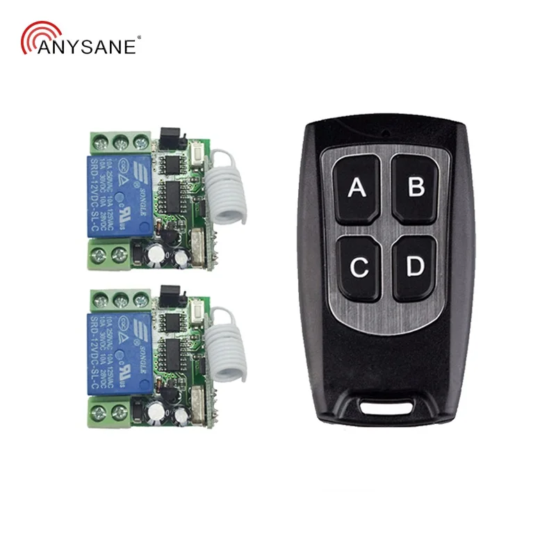 Обновленный беспроводной пульт дистанционного управления Переключатель DC12V 433
