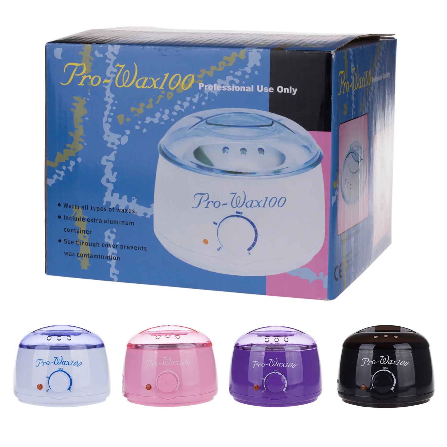 

200ml electric Mini Wax-melt Heater Machine 4 Bags Wax Bean 10 Wood Stickers Hair Removal Machine Waxing Kit Calentador de cera
