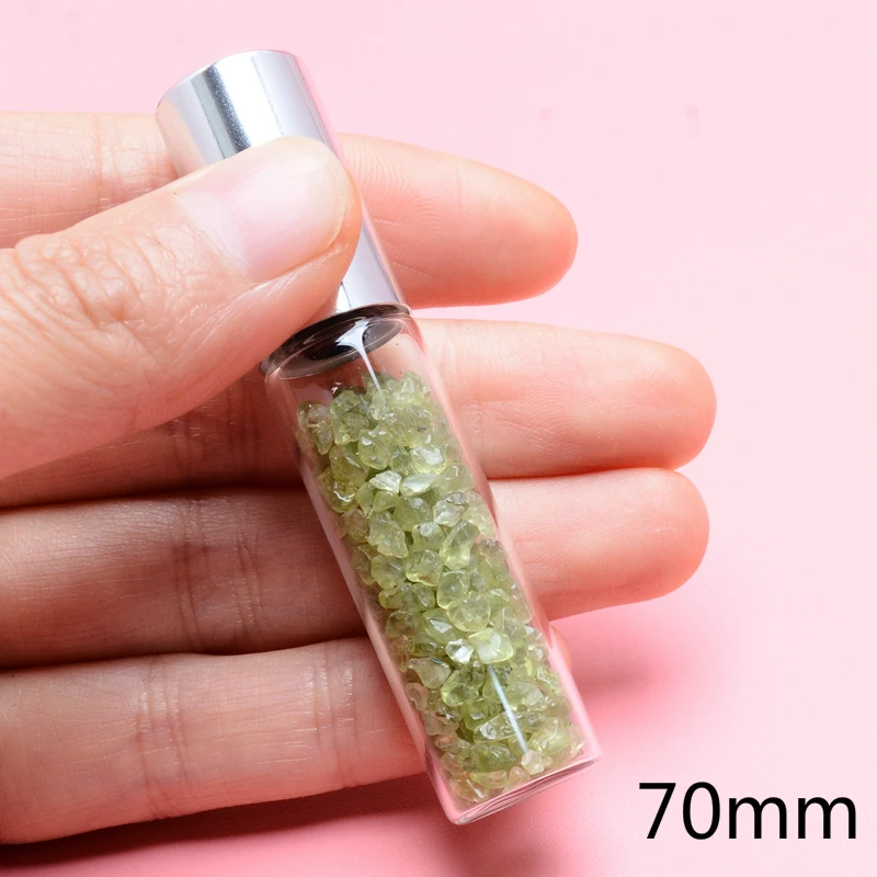 70mm-Olive QilmilyNatural камень Стекло эфирное масло косметика парфюмерия диспенсер 70/98 мм для Для женщин Для мужчин колеса духов дома изысканное украшение производителя "Gift Souvenir" - Окраска металла: 70mm-Olive