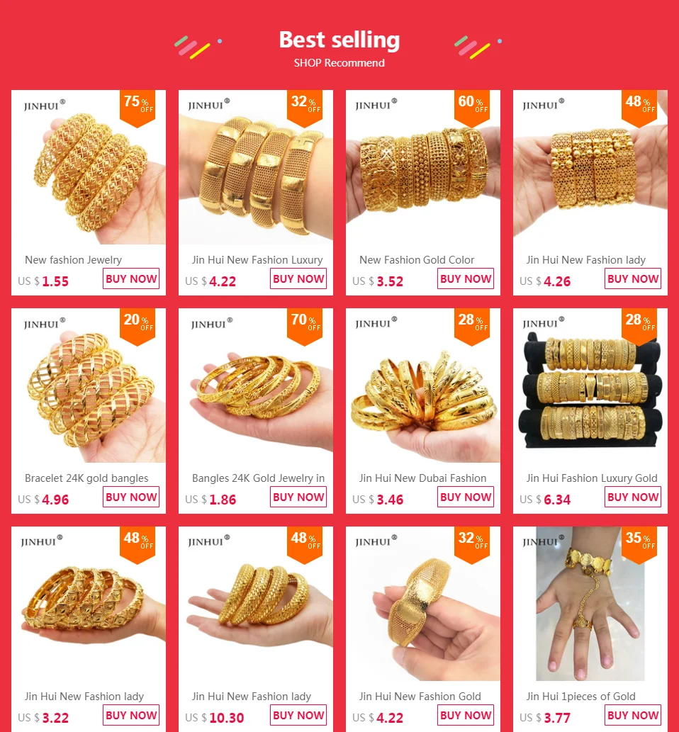 New Fashion lady Luxury Gold Color Jewelry Bangles Ethiopian African Women Dubai Bracelet Party wedding Gifts bridal Ramadan