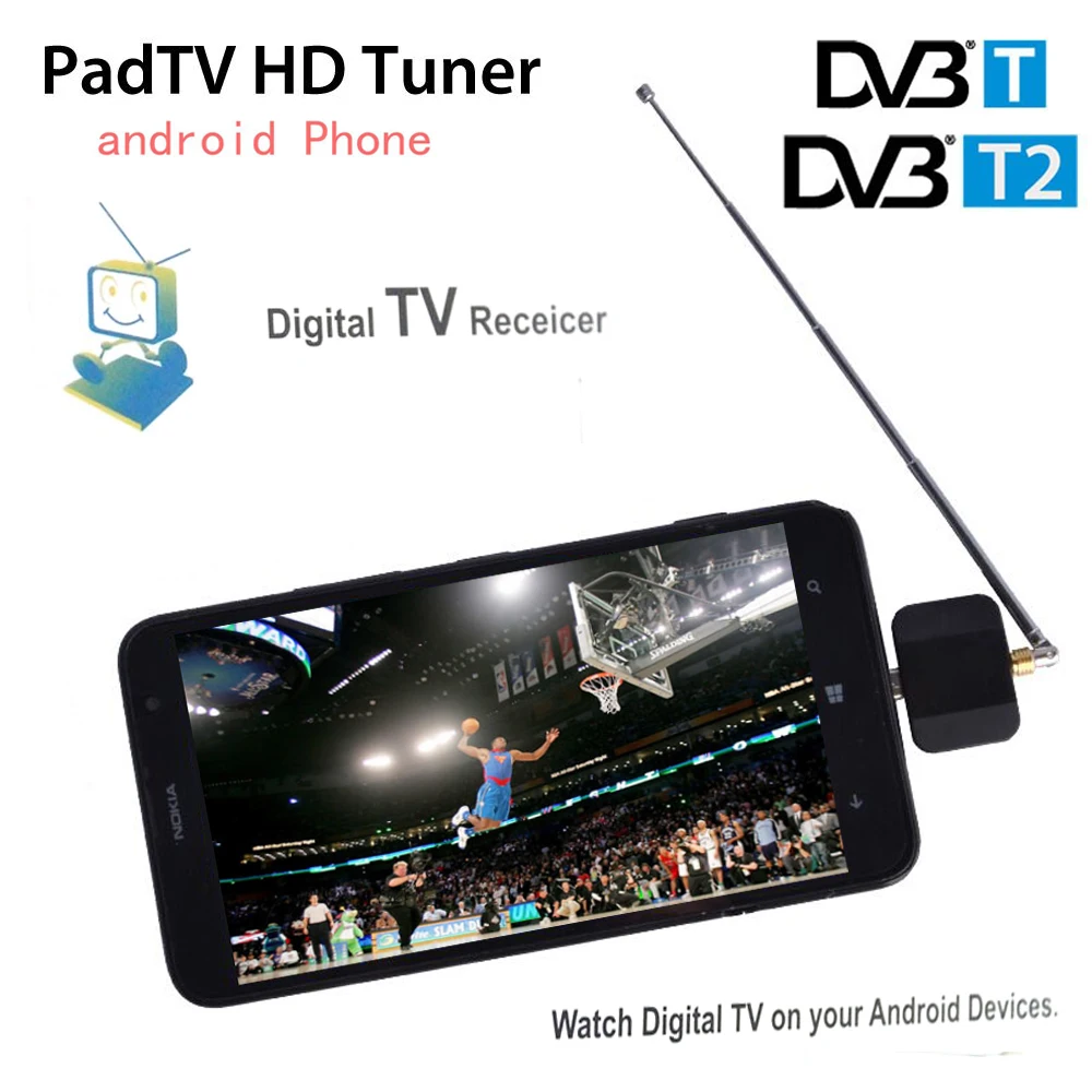 Тип с портом типа C ТВ тюнер pad HD палка Geniatech PT360 часы DVB T2/T на Android Phone/Pad H.265/H.264 Full T2
