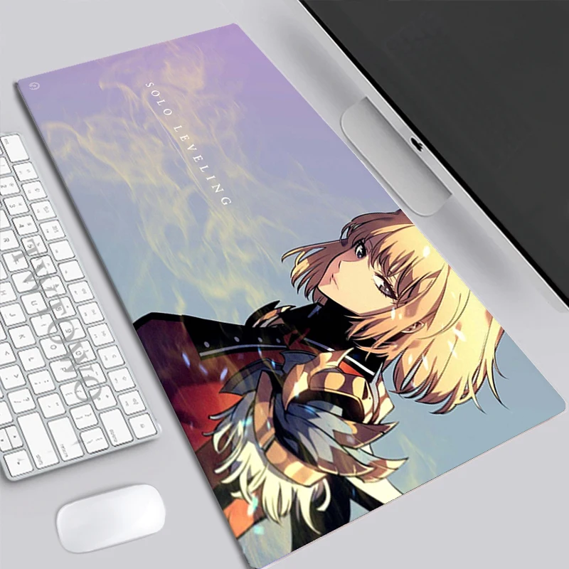 

Mousepad HD Computer New MousePads keyboard pad Desk Mats Solo Leveling Carpet Gamer Soft Office Natural Rubber Table Mat