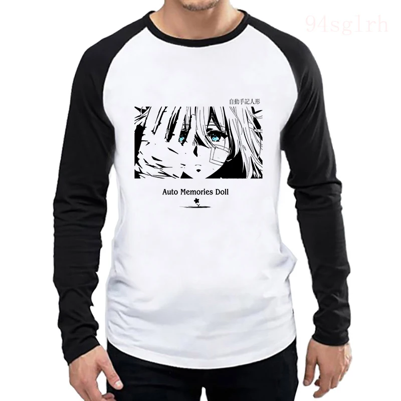 

Anime Violet Evergarden Print T-shirt Men Harajuku Aesthetic T Shirt Kawaii Cartoon Graphic Tshirt Uniesx Hip Hop Tops Tee Male