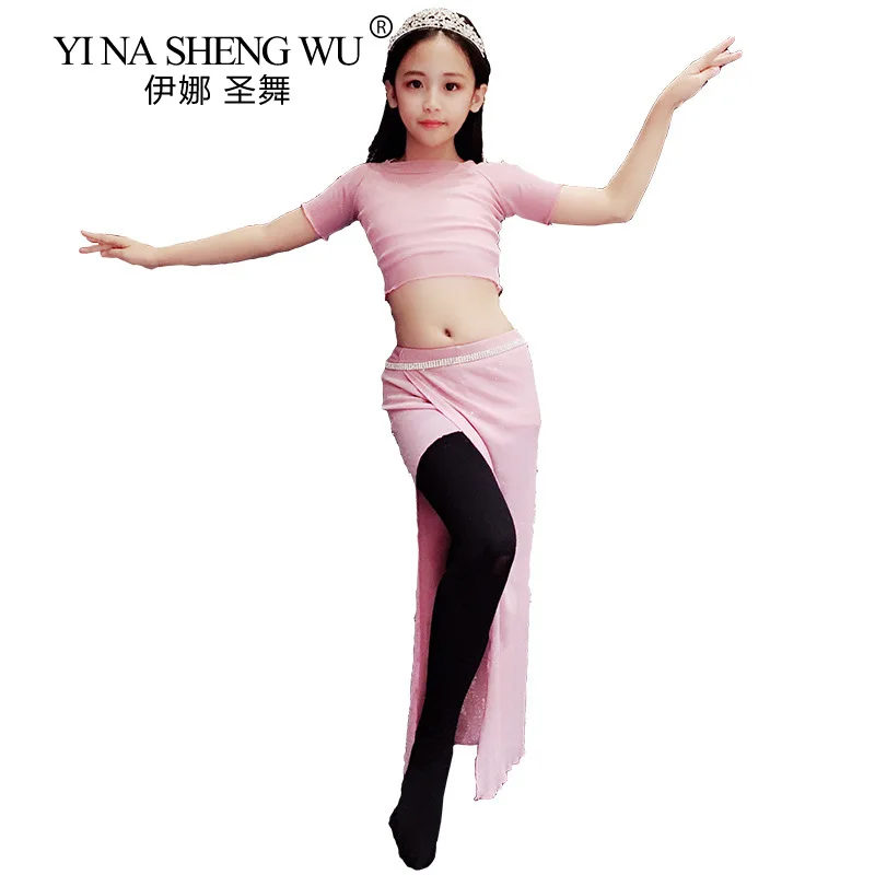 

Belly Dance Training Clothes Children's Indian Dance Performance Customes Kids Girls' Dance Clothing For Dance Practice Clothes