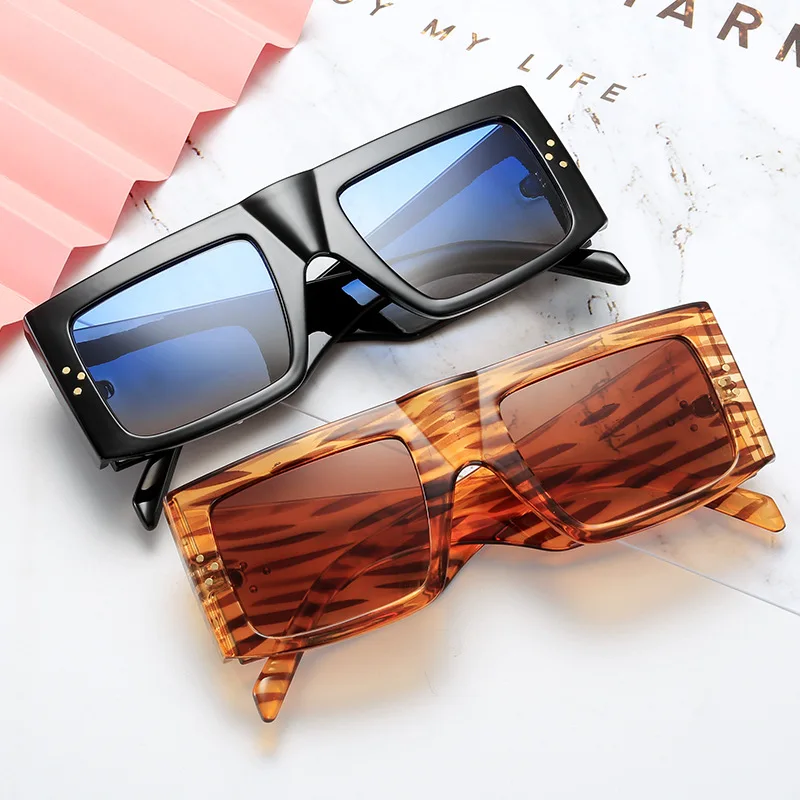 

New Fashion Designer Steampunk Goggles Women Sunglasses Vintage Clear Pink Square Glasses Female Uv400 Eyewear Men
