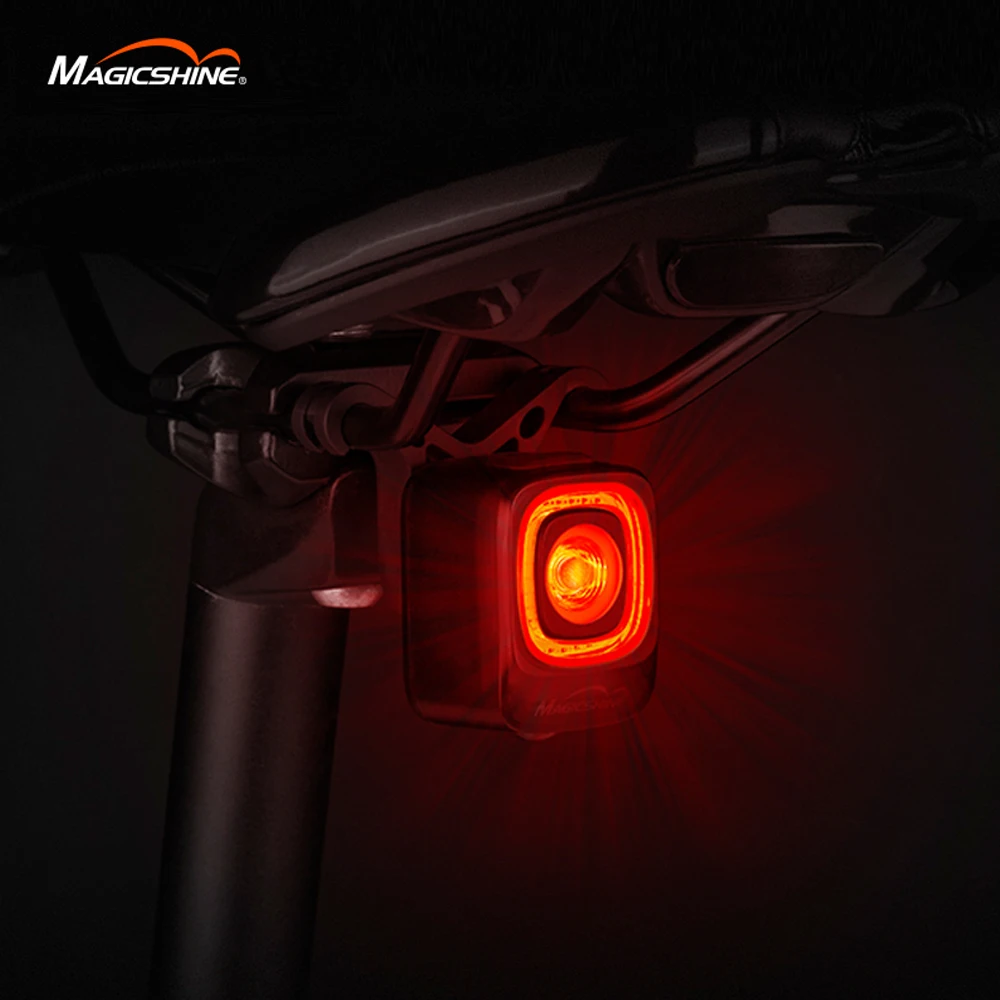 Magicshine Bicycle Smart Auto Brake Sensing Light SEEMEE 200 IPx6 Waterproof LED Charging Bike Rear Light Cycling Taillight