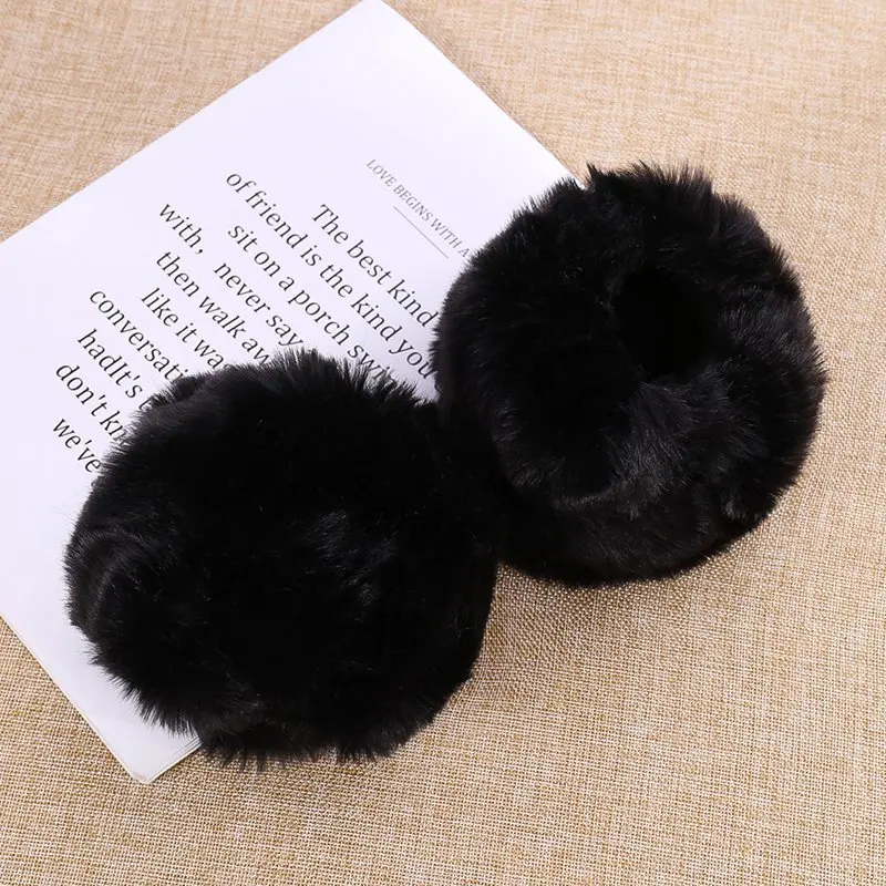 Две пары/комплект модный дизайн женский теплый зимний ветрозащитный браслет с