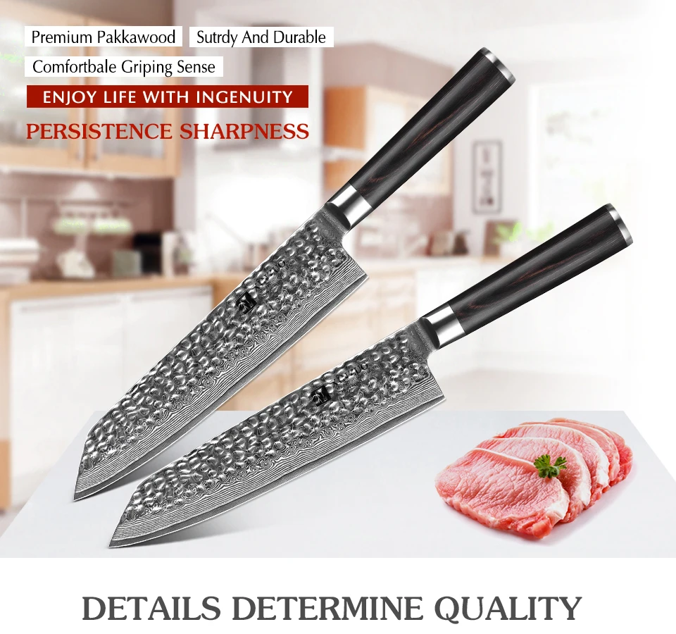 XINZUO 8," дюймовый нож Kiritsuke Gyuto 67 слоев дамасской стали японский VG10 кухонный нож поварские ножи с ручкой Pakkawood