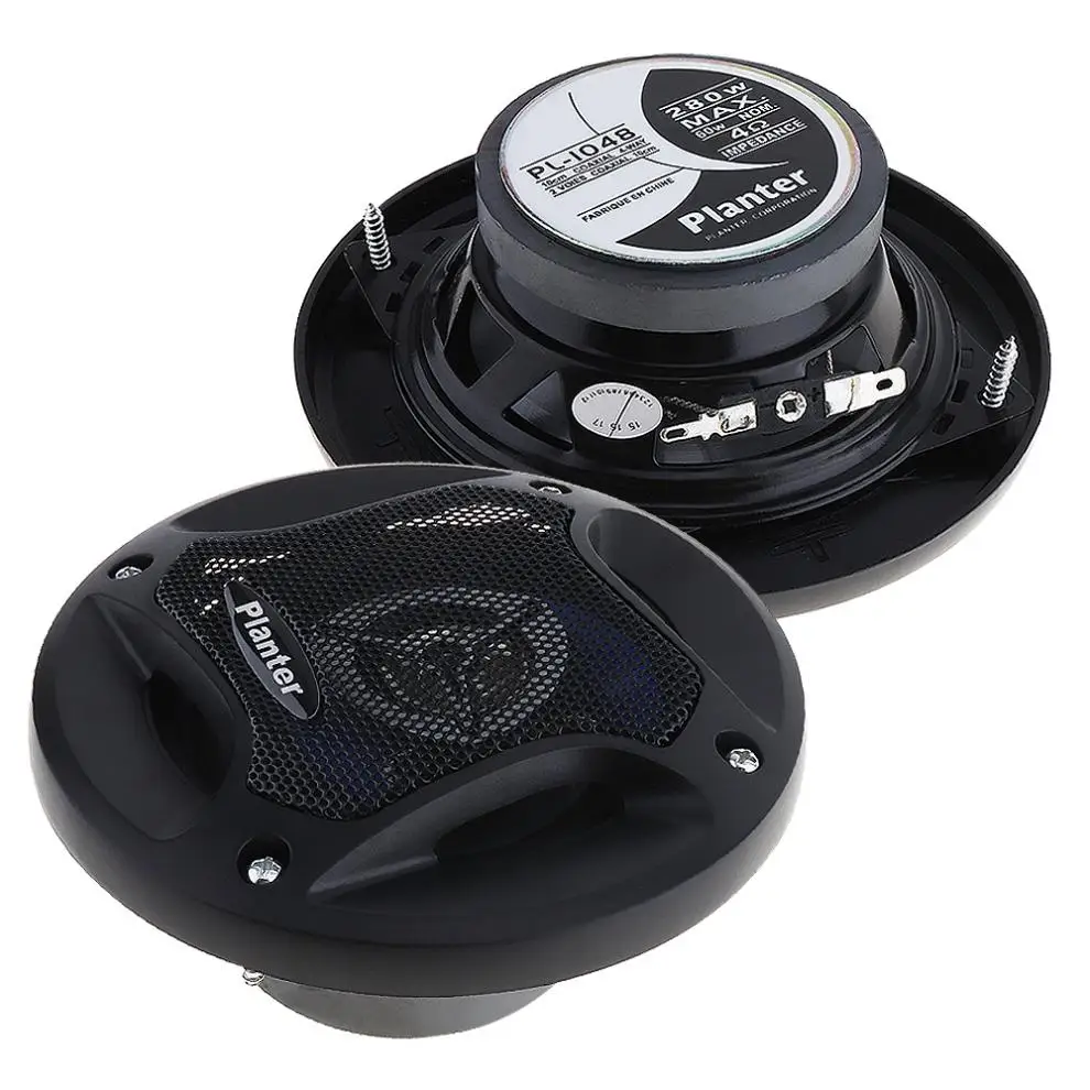 2 шт. 12 в 280 Вт 4 дюйма Универсальный автомобильный гудок с коаксиальным Тип и