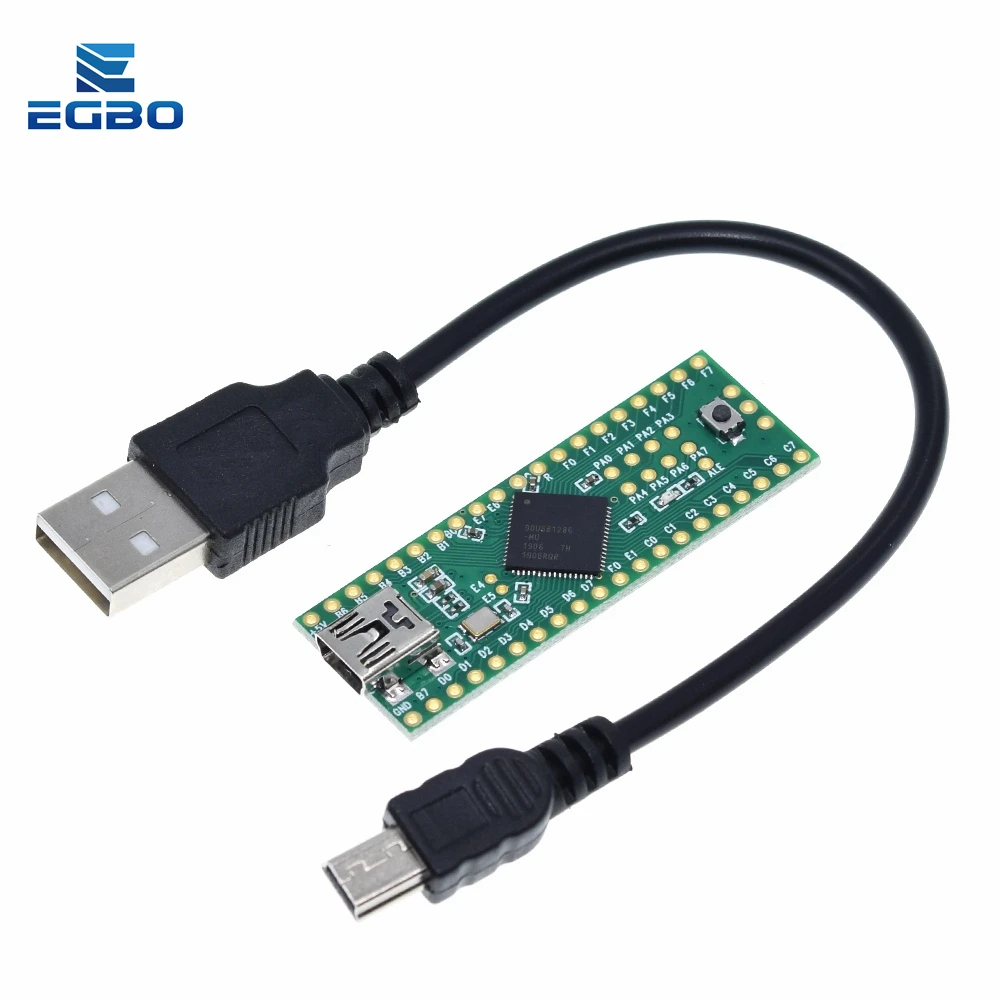EGBO Teensy 2 0 ++ USB AVR макетная плата ISP U диск клавиатура мышь Экспериментальная AT90USB1286