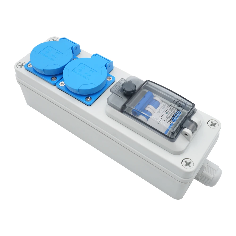 Экономичная Водонепроницаемая электрическая коробка 16 А наружная