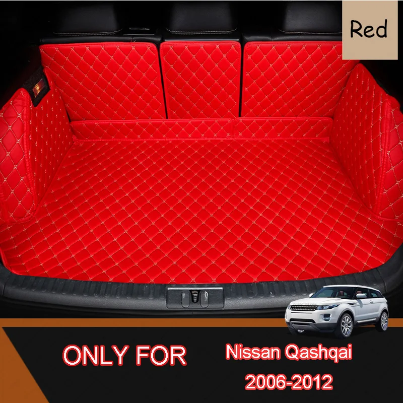 Для Nissan Qashqai J10 2006-2012 Dualis кожаные багажнике автомобиля коврик ковер хвост Коврики