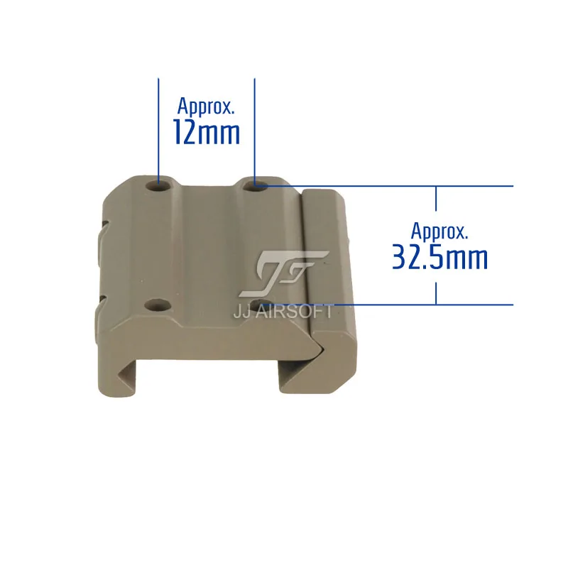 TARGET низкое крепление для Trijicon MRO Red Dot AC32067(черный/коричневый