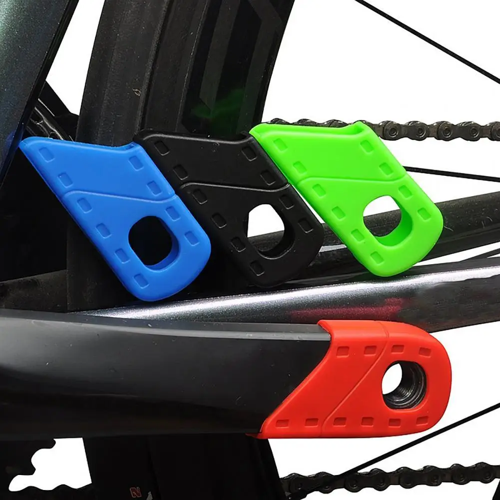 

1 Pair Silicone Crank Cover Elastic High Protection Universal Anti-scratch Crank Case for Road Bike