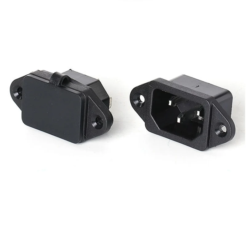 

IEC320 C14 Ac 250V 10A electric bike charging/discharging plug,standard discharging port for battery box,ebike charging socket