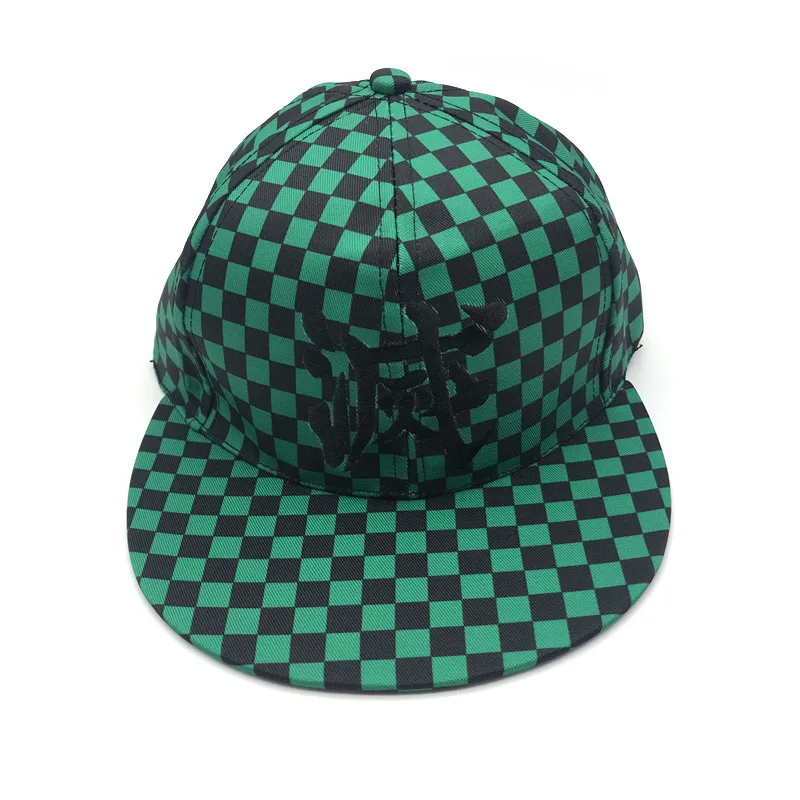 

New Anime Demon Slayer Kamado Tanjirou Kamado Nezuko Cap Canvas hat Cap Outdoor Sun Hat Peripheral Gift