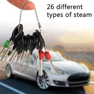 26 шт инструмент для снятия автомобильной клеммы комплект терминал эжектор комплект провод контактный разъем выхода экстрактор Съемник стайлинга автомобилей