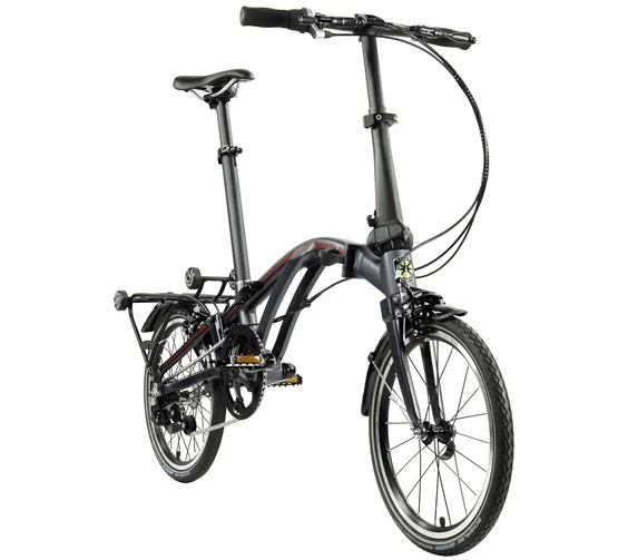 Складной велосипед Dahon Curl I4 рама алюминиевая колёса 16" крылья багажник 4