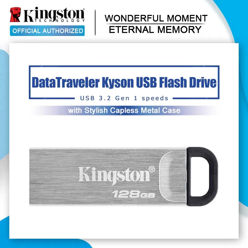 USB флеш-накопитель Kingston DataTraveler Kyson 3 2 Gen 1 DTKN флешка 32 ГБ 64 128 256 | Компьютеры и офис