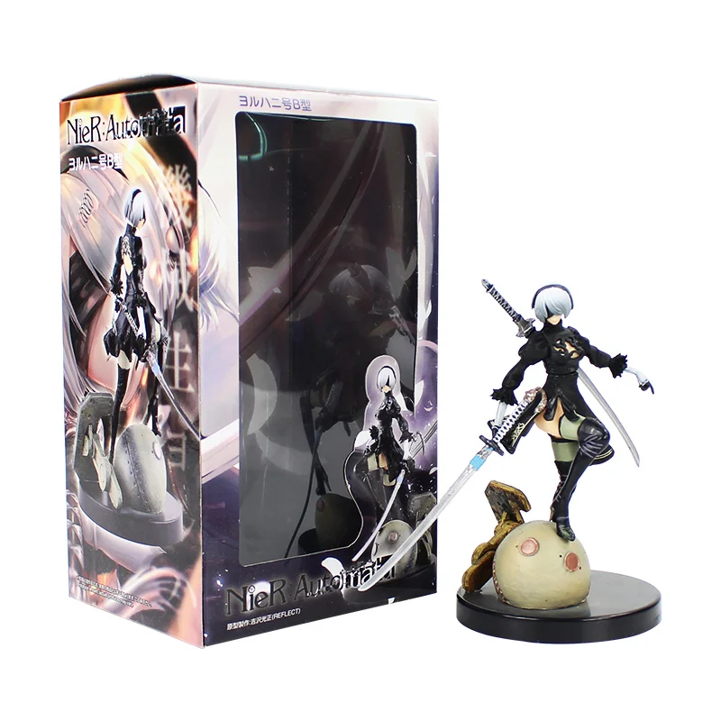 Экшн-фигурка из аниме игры НИР: Automata 2b YoRHa No.2 Type B ПВХ Коллекционная модель игрушки
