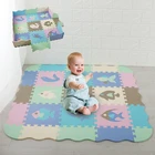 25 шт.компл. детский игровой коврик, складной коврик для детей, детские поверхностные коврики для ползания, пазлы из пены Eva, игрушки, детские напольные Пазлы