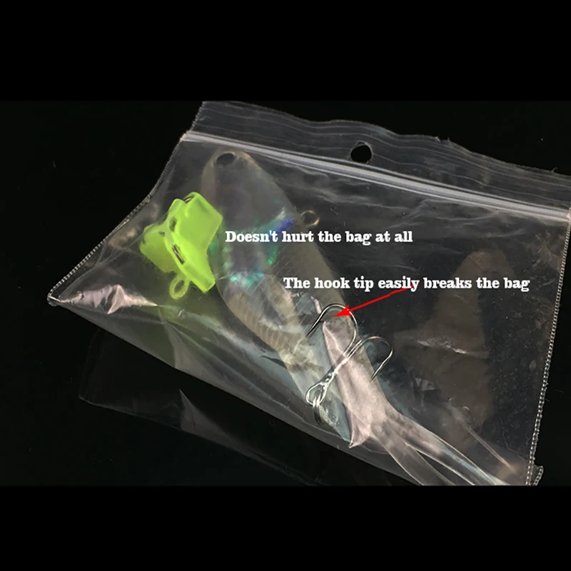Трехкрючковый чехол для защиты от подвешивания слишком плотной рыболовной оснастки, инструмент для рыбной ловли в 6 размерах, 50 штук, безопасный и прочный.