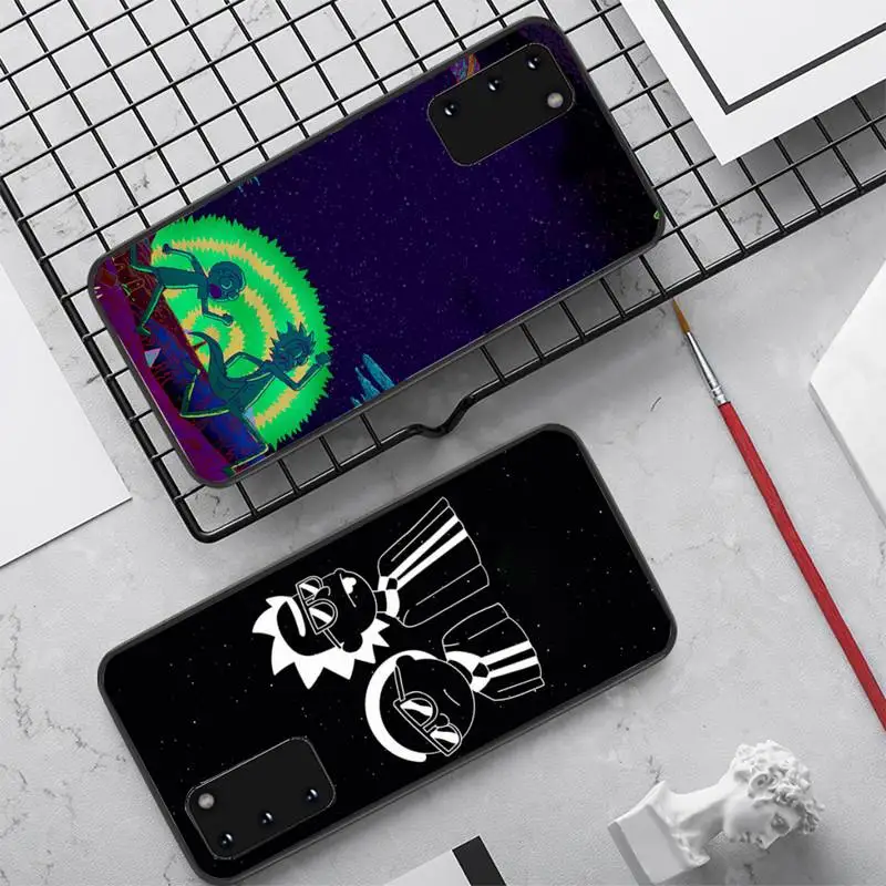 

YNDFCNB Cute Funny scientist Phone Case for Samsung S10 21 20 9 8 plus lite S20 UlTRA 7edge