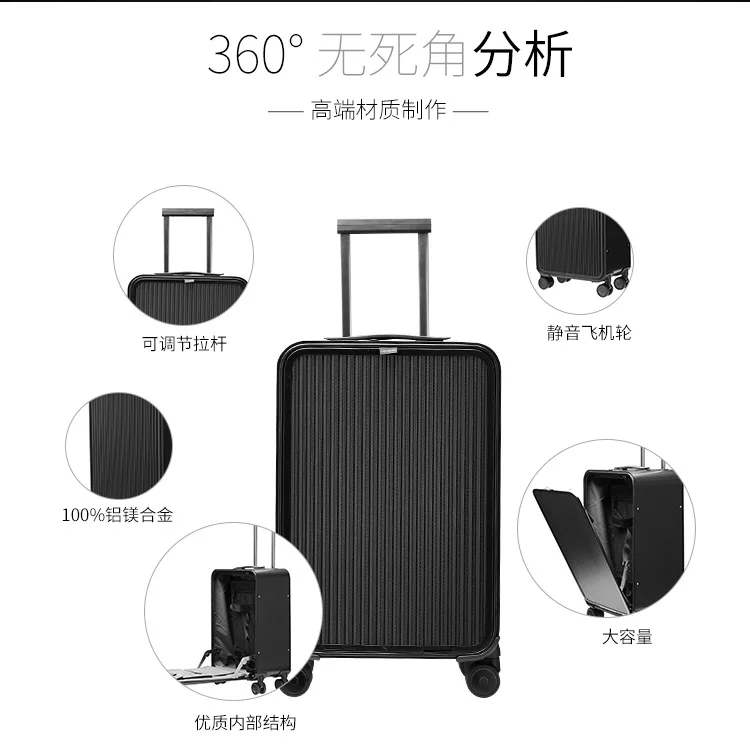 CARRYLOVE 2" 24" дюймовый Алюминиевый Чемодан TAS LOCK spinner бизнес-тележка для багажа Сумка На Колесиках